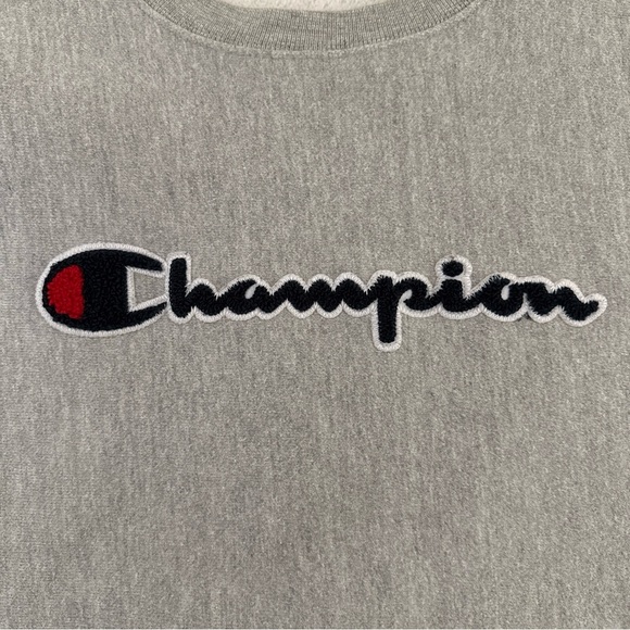 Vintage Champion Women’s Reverse Weave Logo Sweatshirt Size XS - Picture 8 of 10